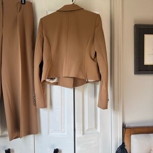 White House Black Market Tan Wide Leg Pants